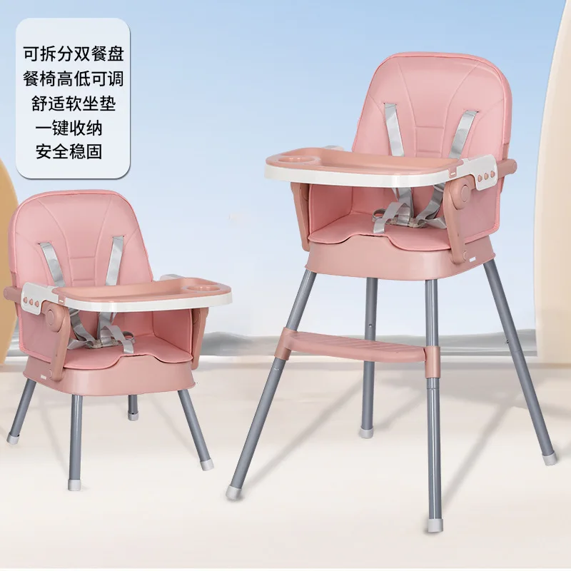 Trona infantil ajustable y plegable para la comida del bebé segura - imagen 5