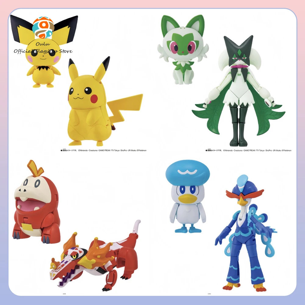 Figura transformable Pokémon con Pikachu y amigos para regalo - imagen 4