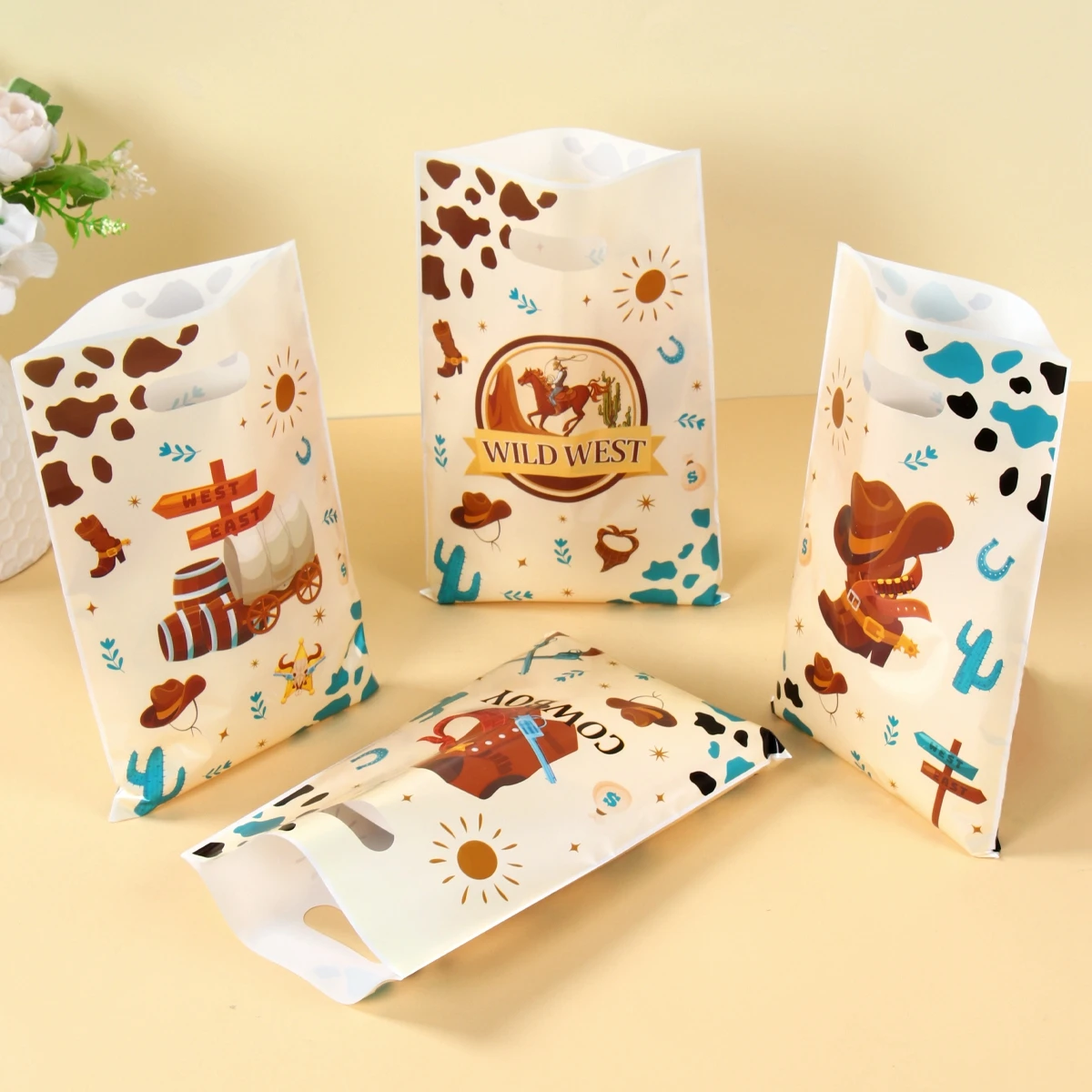 Bolsa regalo colgante vaquera para cumpleaños infantil - imagen 4