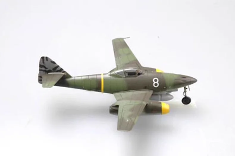 Modelo completado del Me262 en exposición
