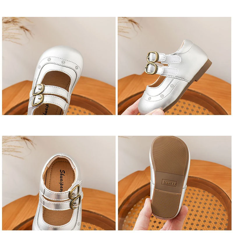 Zapatos de princesa antideslizantes suaves para niña - imagen 5