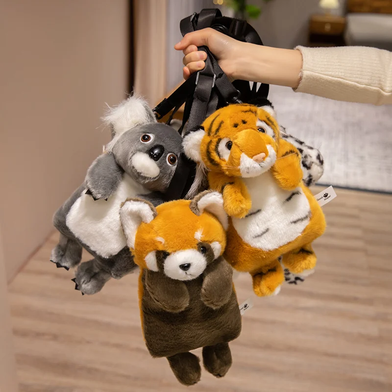 Bolso de hombro de peluche con dibujos de animales para mujer - imagen 4