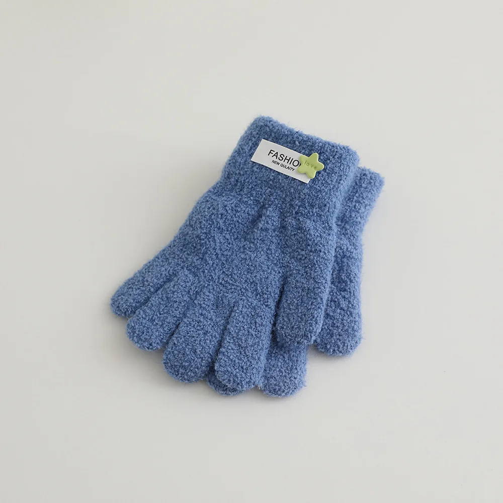 Guantes de lana cálidos para niños – Manoplas con diseño estrella - imagen 4
