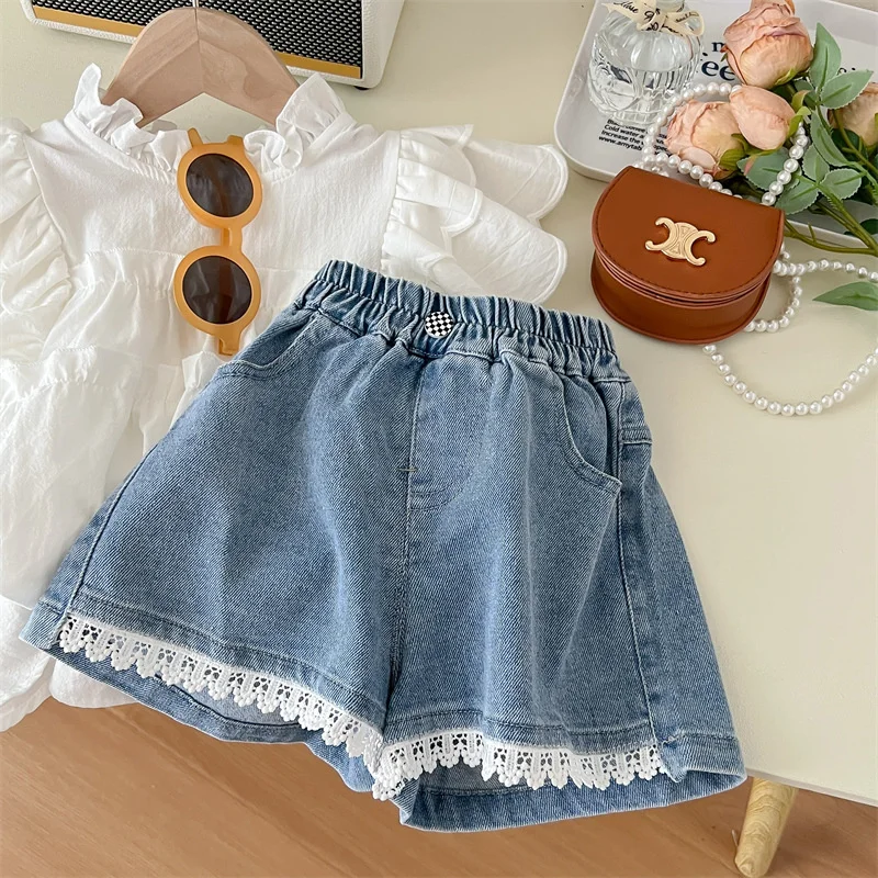 Vaqueros de verano para niñas algodón fino – estilo suelto ligero - imagen 3