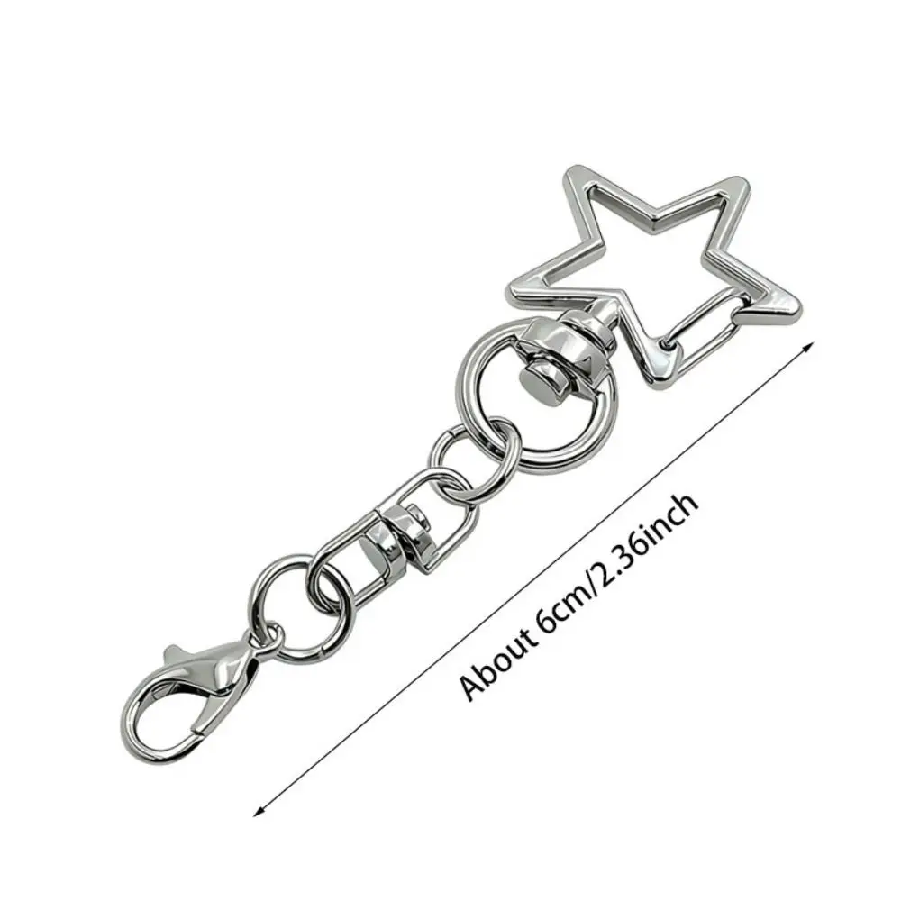 Llavero estrella en plata