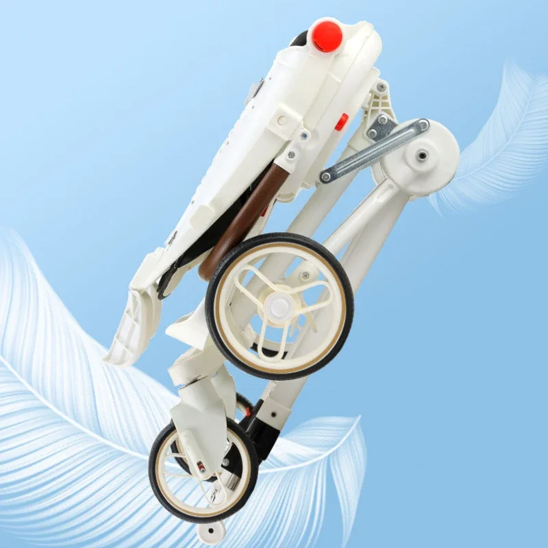 Cochecito gemelar pliable de cuatro ruedas – Cómodo y funcional - imagen 3