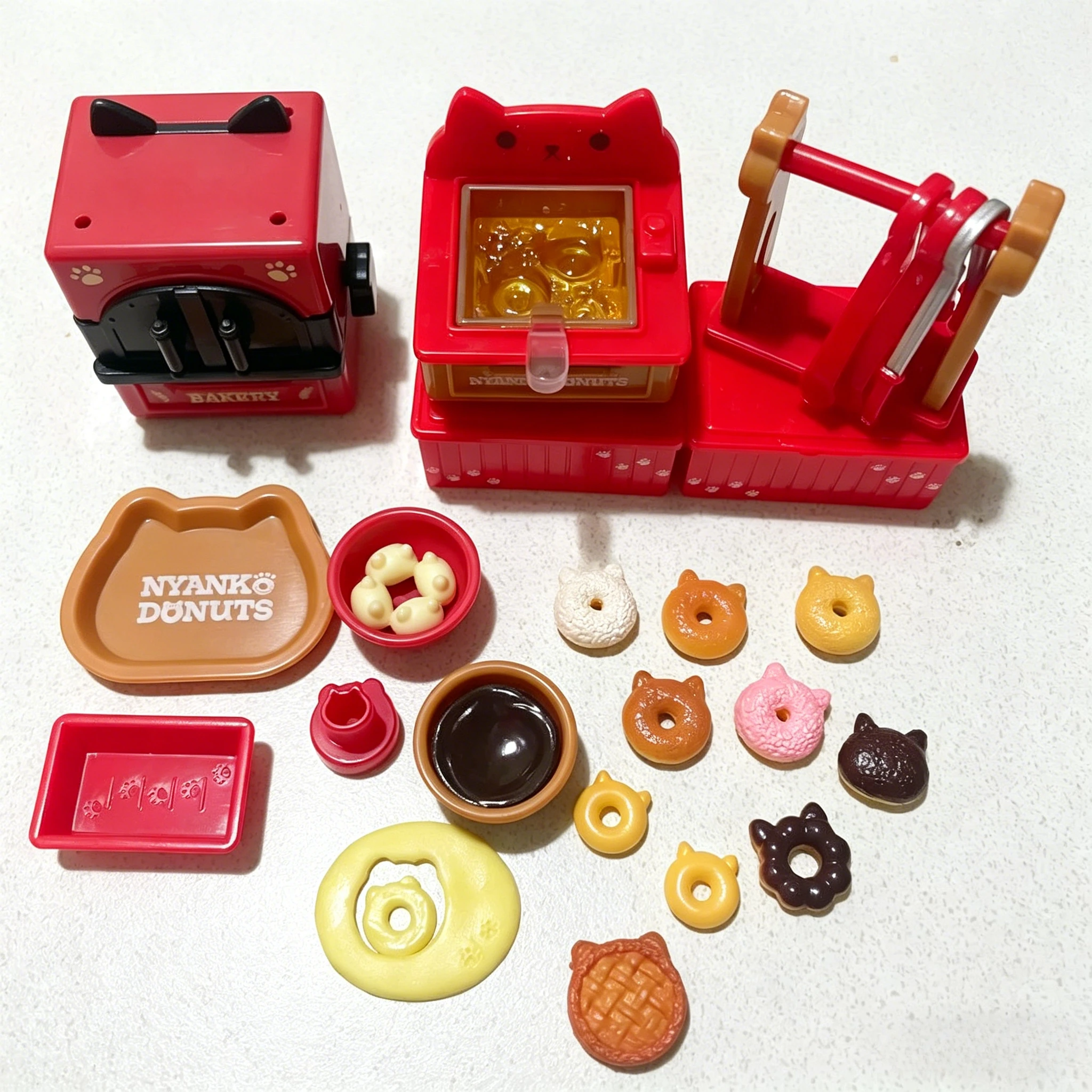 Tarlin figuras de gatos gashapon en cápsula de panadería - imagen 5