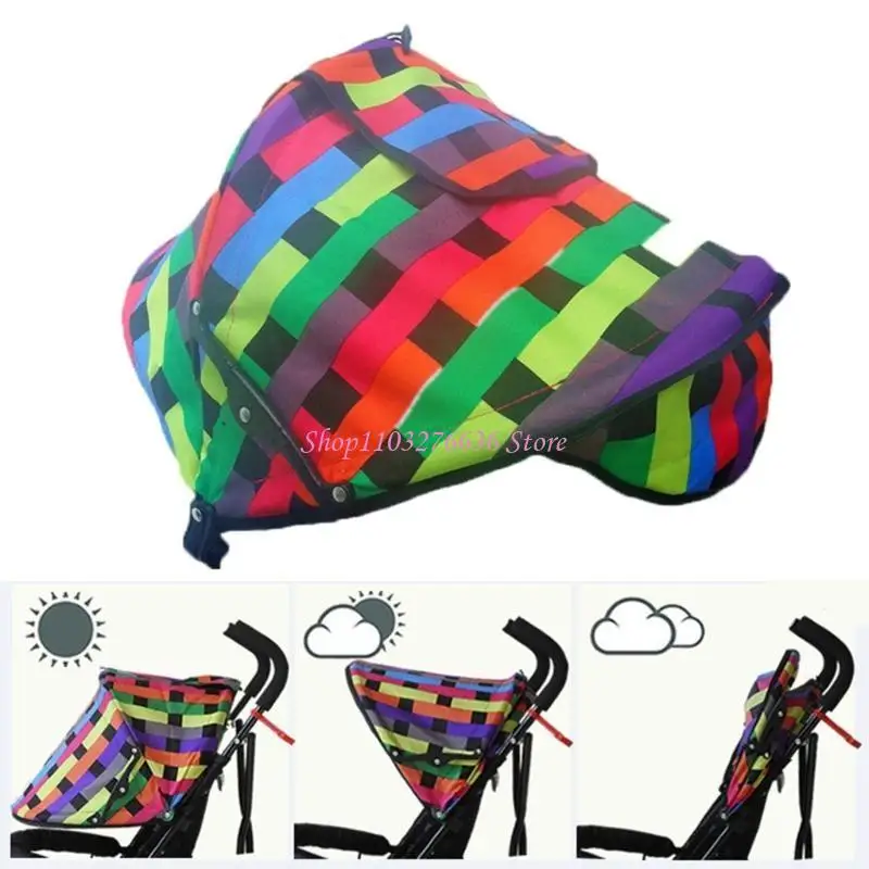 Cubre cochecito impermeable anti-UV con tela duradera - imagen 2