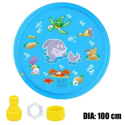 Estera de agua inflable PVC antideslizante para patio y jardín