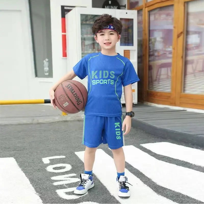 Conjunto deportivo infantil transpirable – Camiseta para niños y niñas - imagen 4