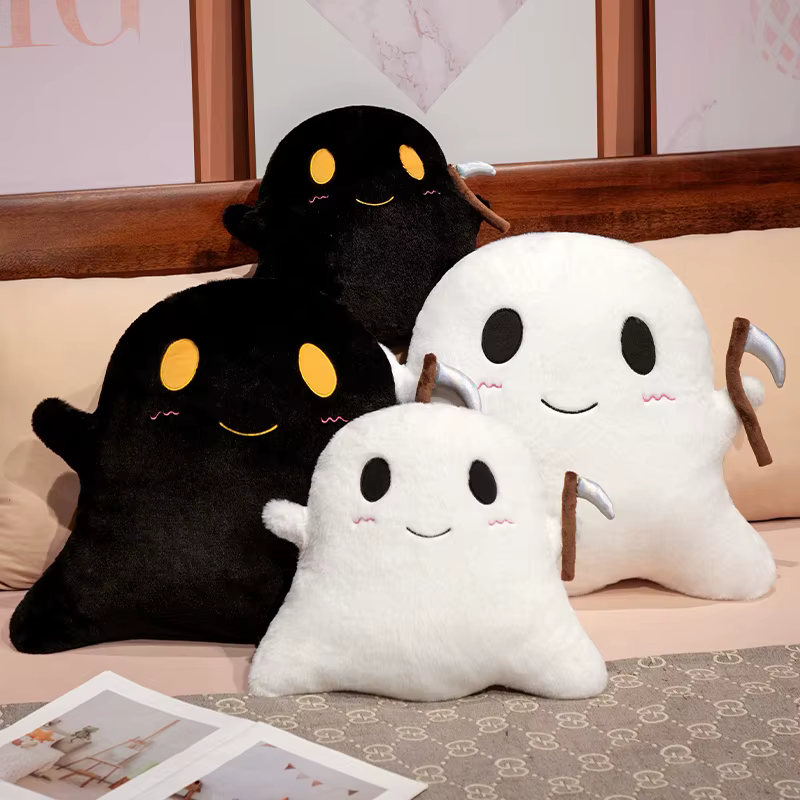 Peluche fantasma pequeño Halloween, suave y relajante - imagen 4