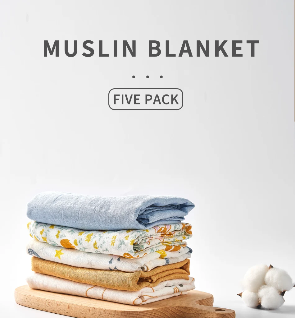 Muselina estampada con diseño de estrellas