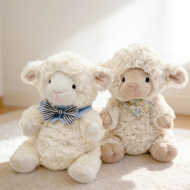 Peluche de oveja suave para abrazar, regalo de cumpleaños infantil