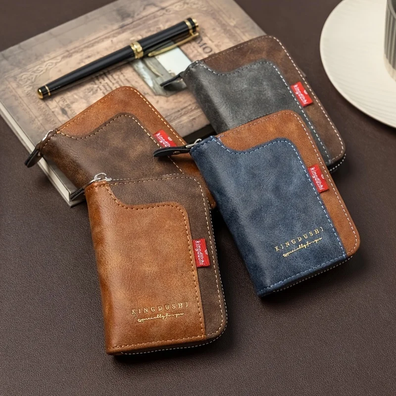Cartera antirrobo de piel sintética con ranuras y protección - imagen 3