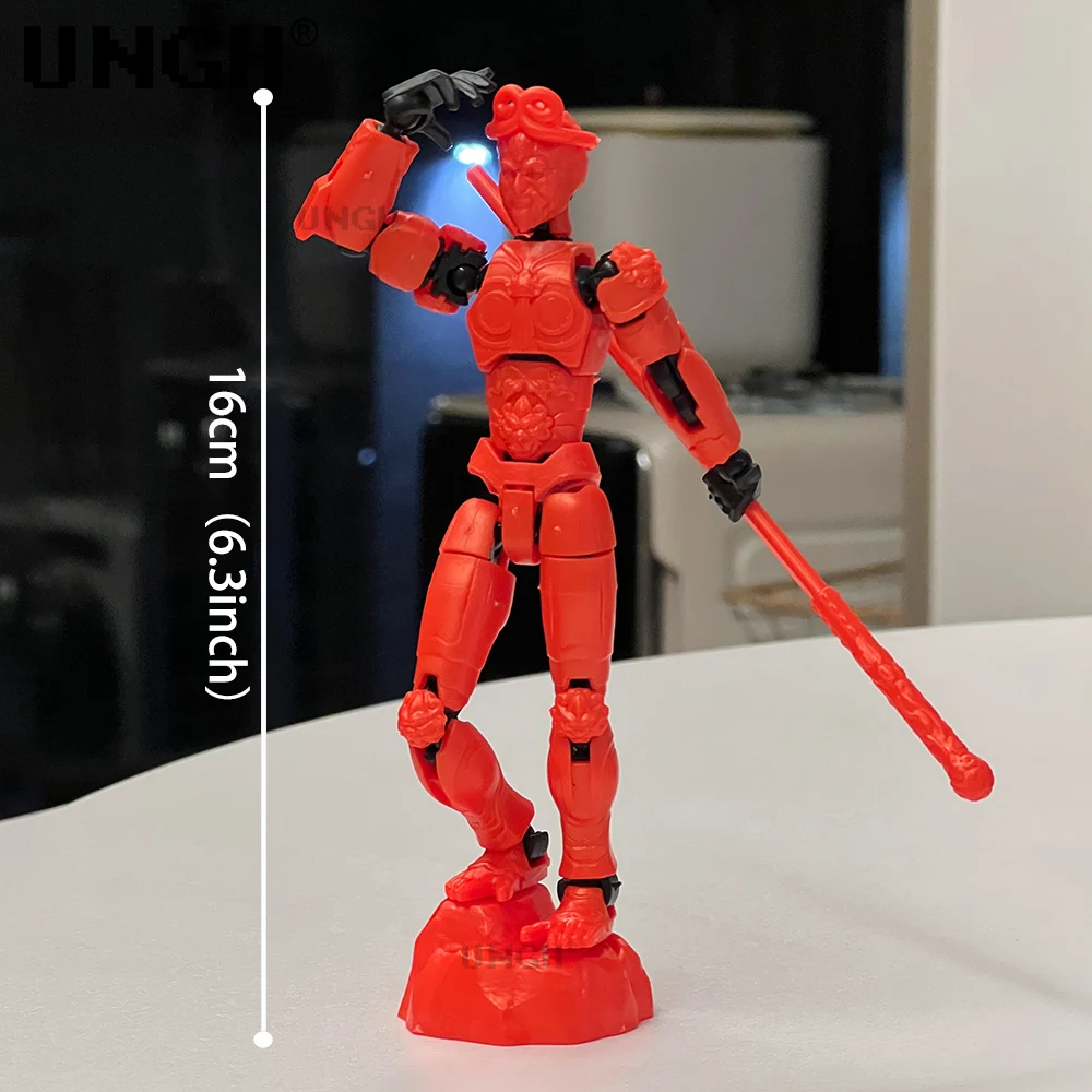 Figura infantil Wukong Myth Black Sun móvil 3D impresa UNGH - imagen 4