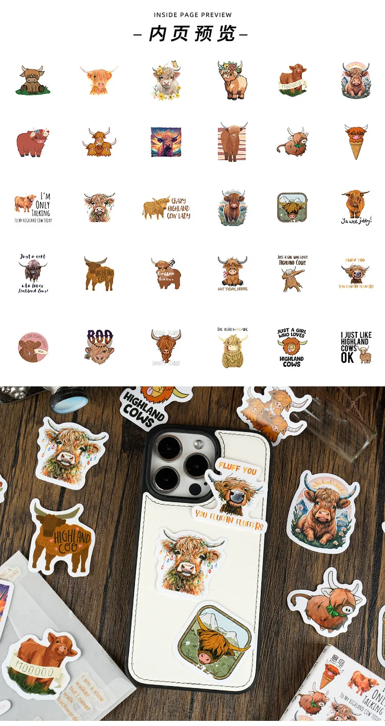 Pegatinas decorativas para proyectos creativos