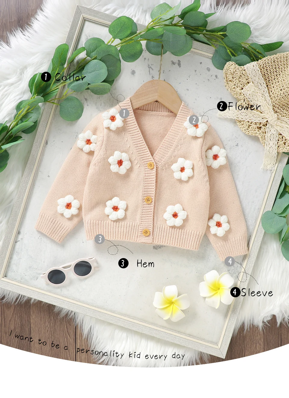 Detalle del diseño floral y el tejido