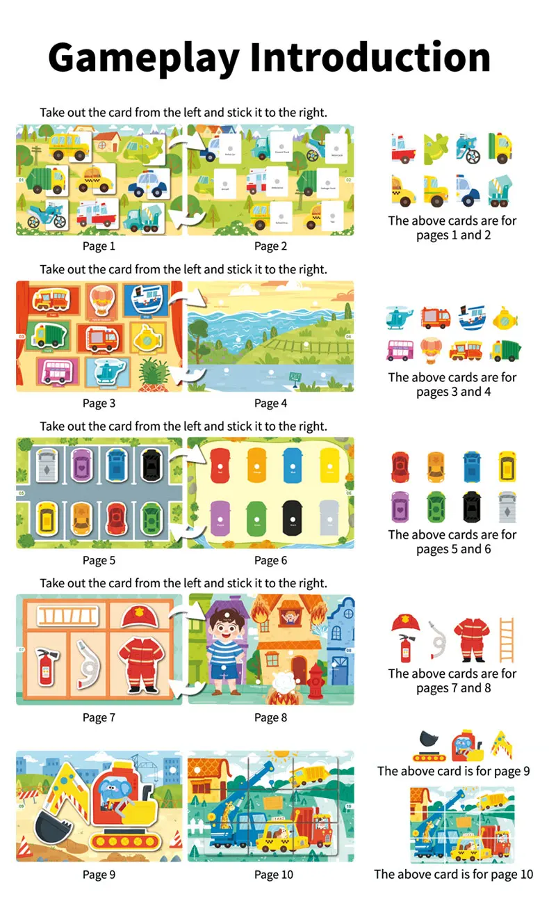 Libro educativo Montessori en uso en casa