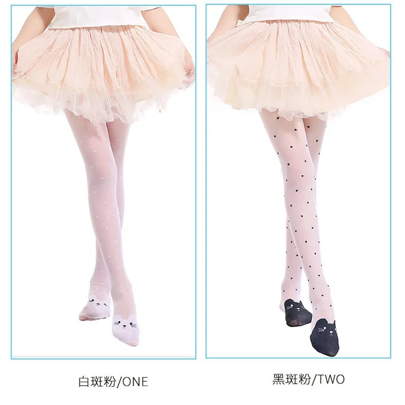 Medias de terciopelo para niña con diseño cómodo