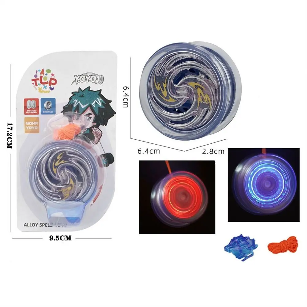Yoyo luminoso en aluminio de alta velocidad, ideal para principiantes - imagen 3