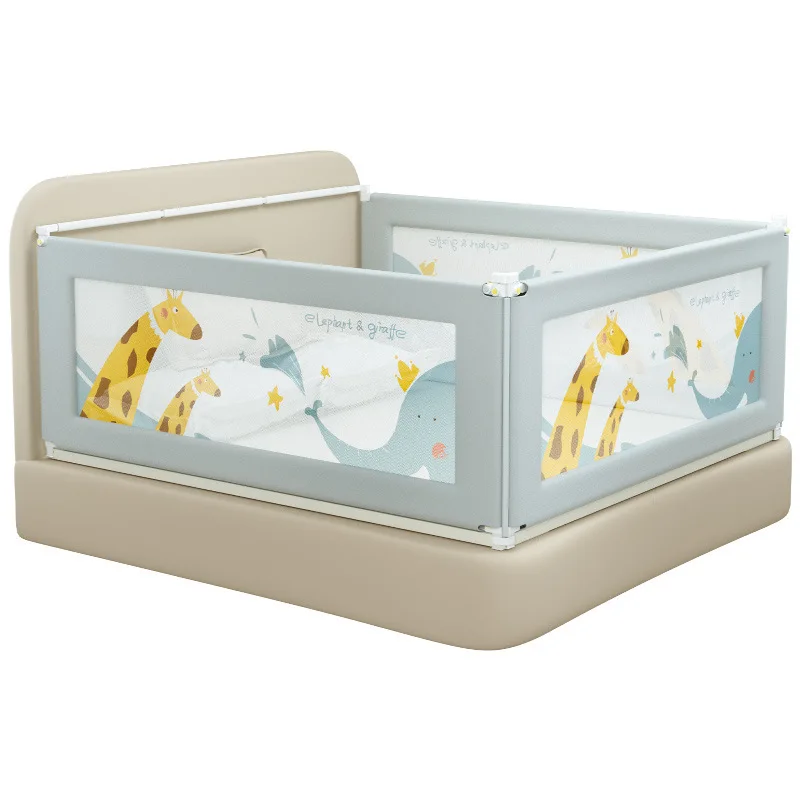 Barandilla de protección anticaída para cama de bebé – Extraíble y lavable - imagen 3