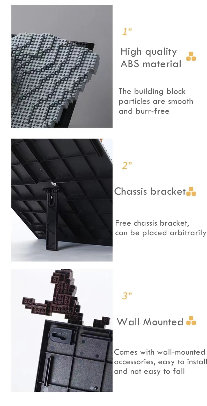 Set de bloques para decorar con animales 3D