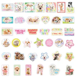 Pegatinas infantiles retro de animales para álbum y carcasa móvil