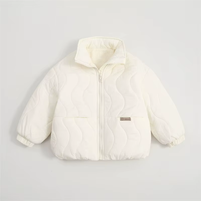 Abrigo acolchado infantil de invierno cálido y ligero tipo parka - imagen 2