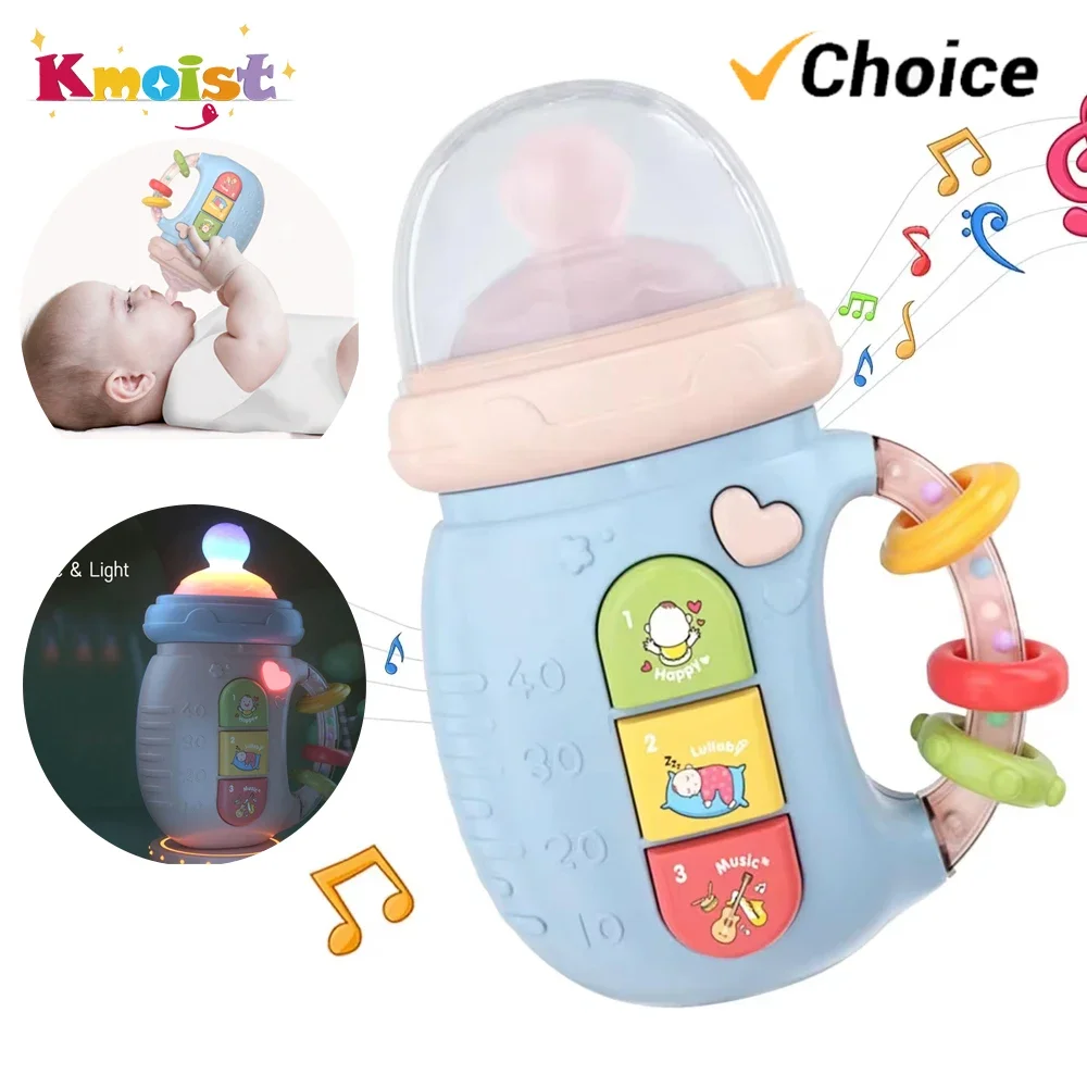 Sonajero musical educativo para bebé: juguete suave relajante