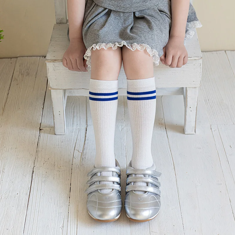 Calcetines a media pierna de algodón sin costuras, para uniforme - imagen 4