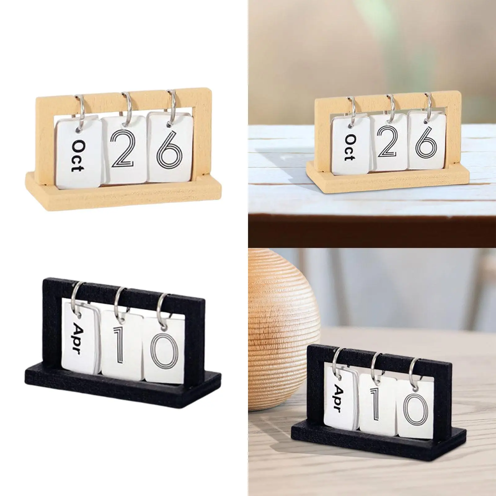 Calendario perpetuo para casa de muñecas en miniatura - imagen 4