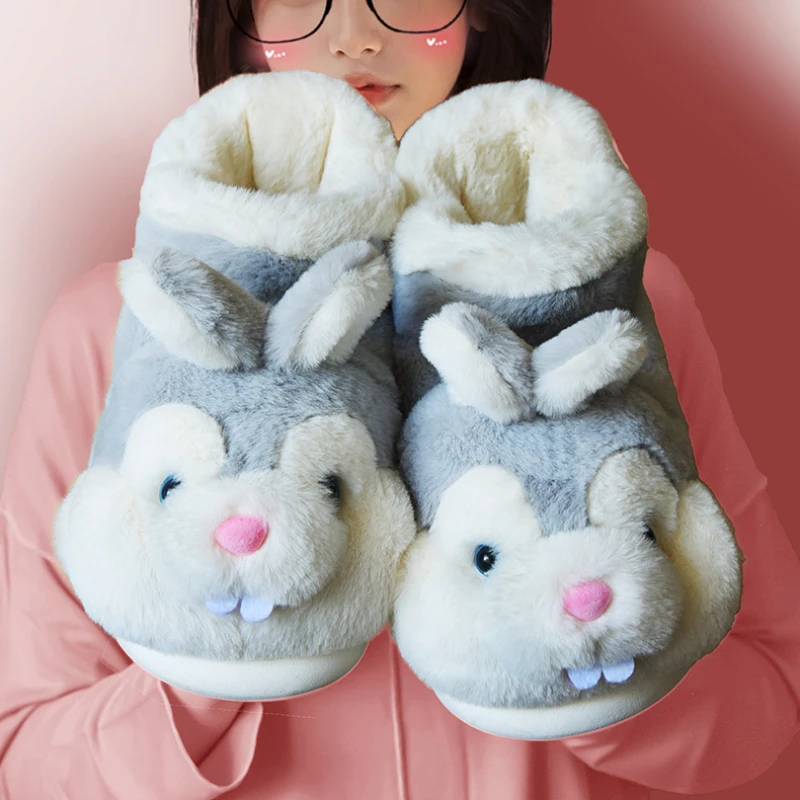 Zapatos de invierno cálidos para mujer – Botas de nieve altas con forro de felpa suave - imagen 5
