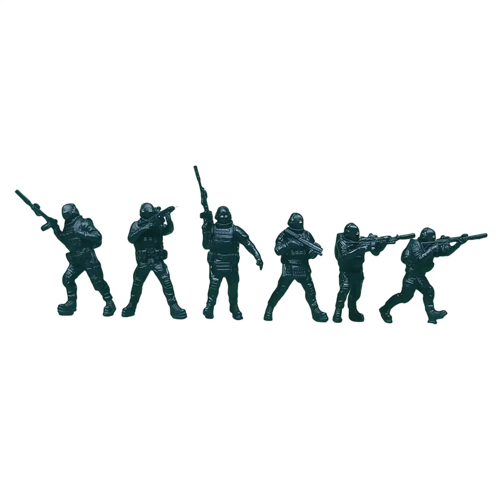 Figuras de acción mini del ejército, hombres realistas para diorama - imagen 3