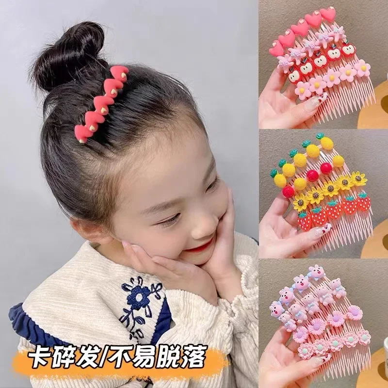 Set de pinzas y peine para niña con adornos divertidos - imagen 4