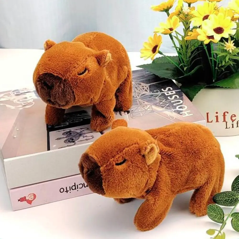 Peluche electrónico de capibara para perros con luz y sonido