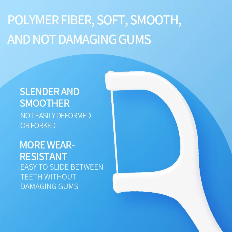 Palillos de hilo dental infantil desechable – Limpieza bucal - imagen 4