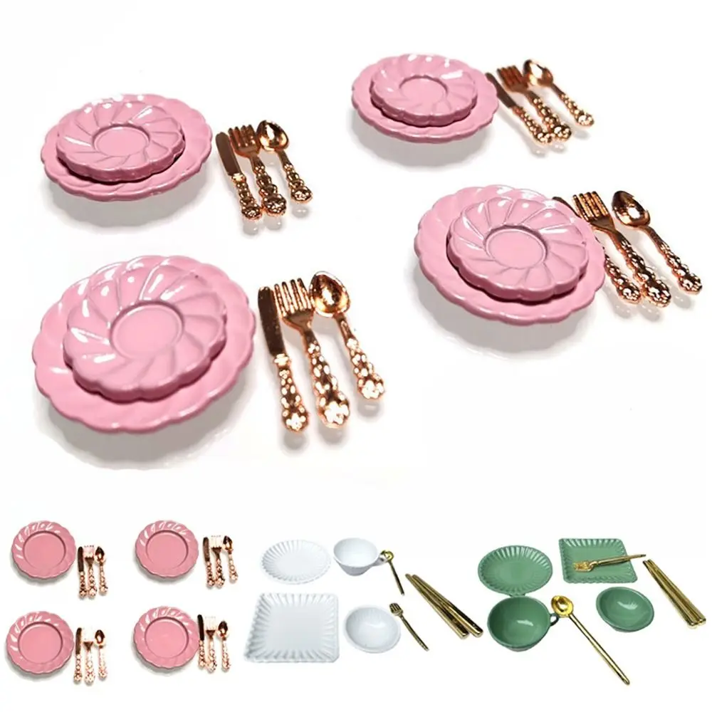 Juego vajilla vintage miniatura para muñecas estilo cocina - imagen 4
