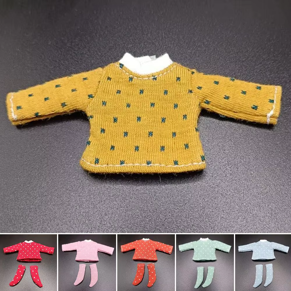 Blusa de algodón para muñeca Obitsu 11