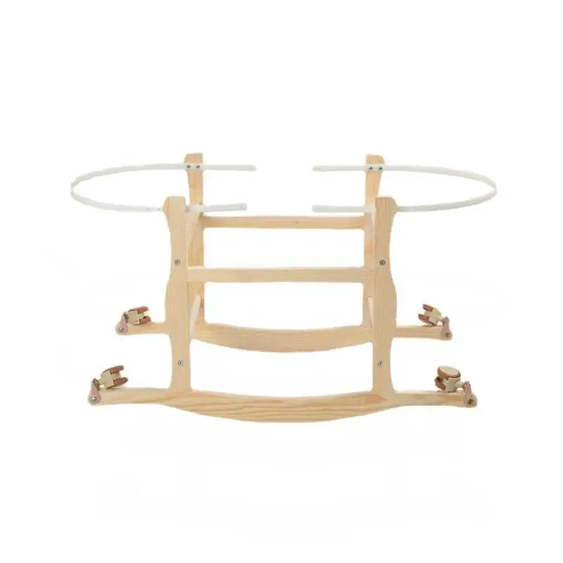 Soporte basculante para cesta Moses - Madera natural - imagen 5