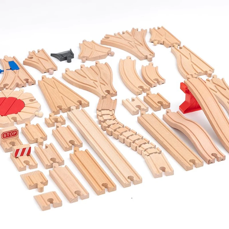 Pista de tren de madera Thomas: puente ferroviario compatible - imagen 2