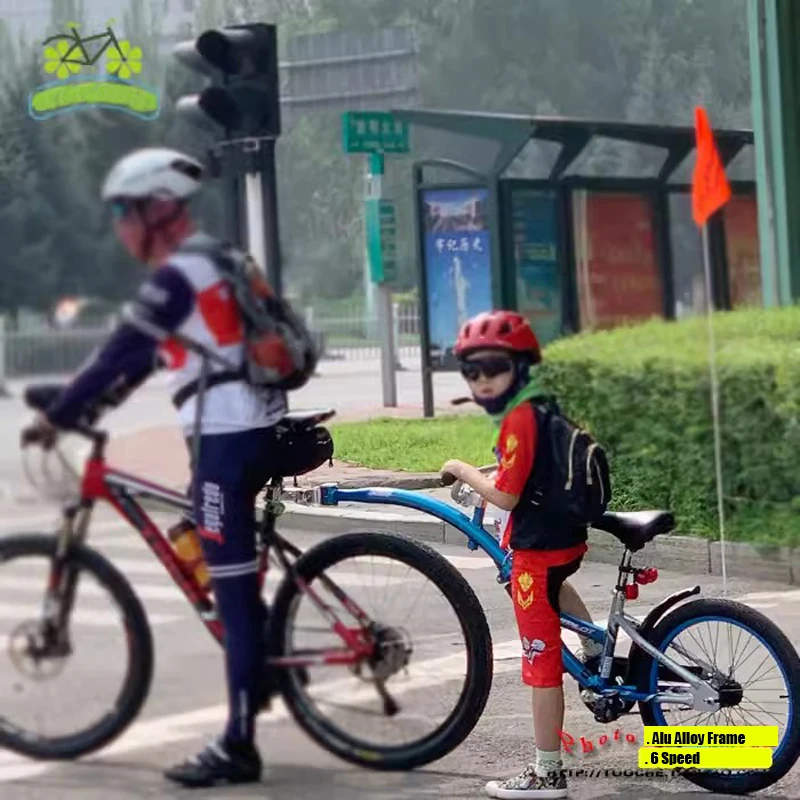 Remolque infantil para bici 20 pulgadas – Tándem ligero de aluminio - imagen 5
