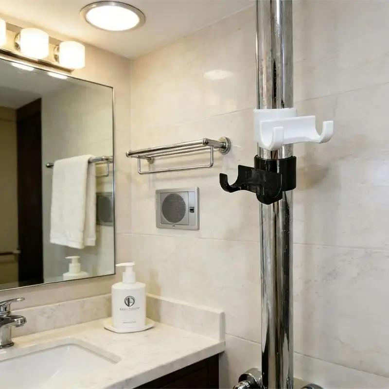 Soporte para ducha sin taladro con gancho para afeitadora - imagen 3