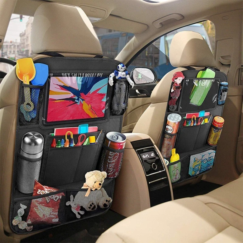Organizador colgante para asiento de coche con bolsillos - imagen 3
