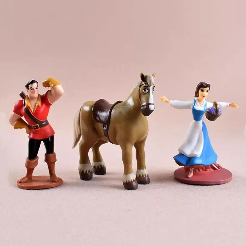 Figuras de Belle estilo anime Disney La Bella y la Bestia para niña