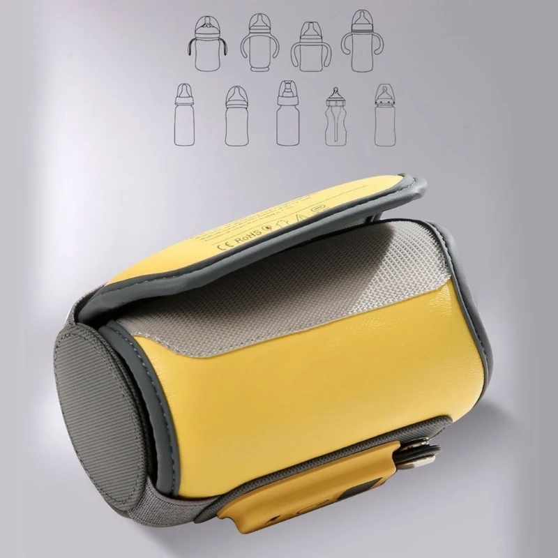 Bolsa calentadora de biberones portátil con USB y pantalla LCD - imagen 2