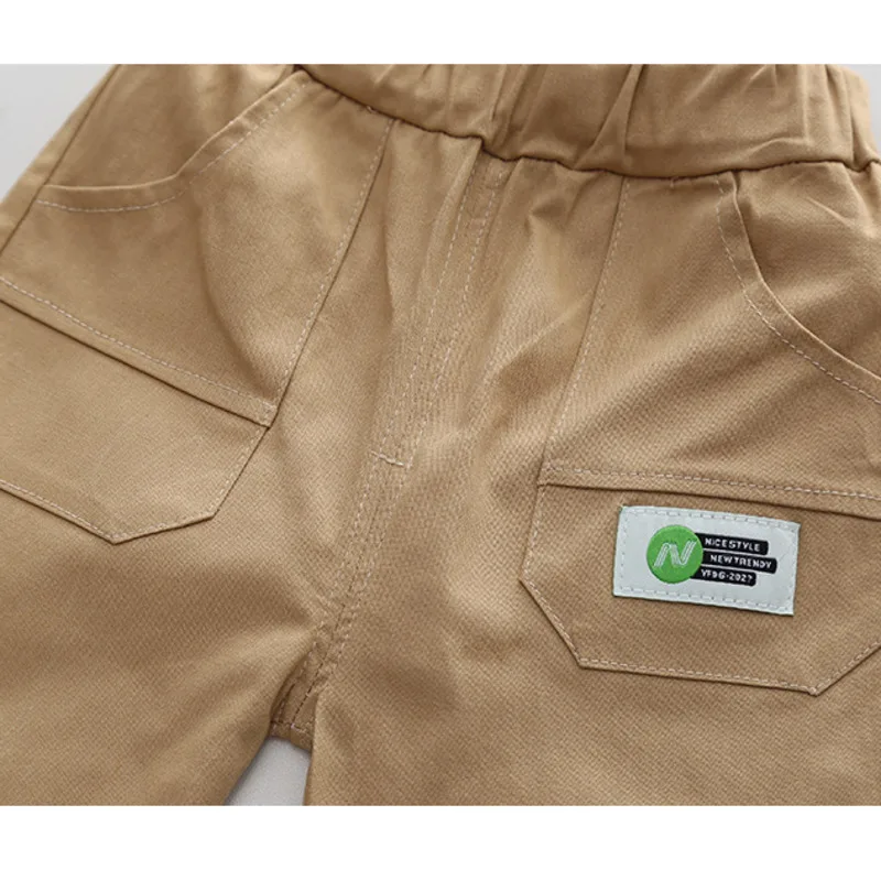 Conjunto de bebé de verano en algodón con camiseta a rayas y pantalón corto - imagen 5
