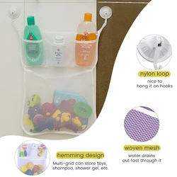 Organizador de juguetes de baño con ventosas para bebé y niño