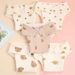 Pantalones de aprendizaje impermeables para bebé – Algodón reutilizable