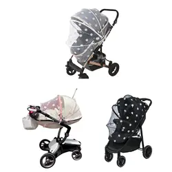 Mosquitera universal con cremallera para carrito, malla antiinsectos