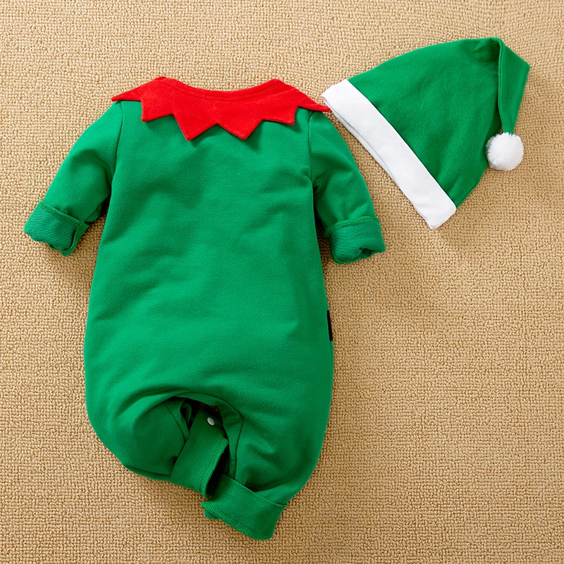 Body bebé manga larga elfo Navidad - imagen 5